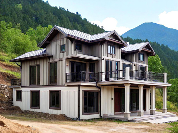 在山區(qū)可以搭建輕鋼別墅嗎？可行性與優(yōu)勢分析